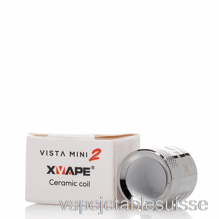 Vape Suisse Xvape Vista Mini 2 Bobines De Remplacement Bobine D'atomiseur En Céramique
